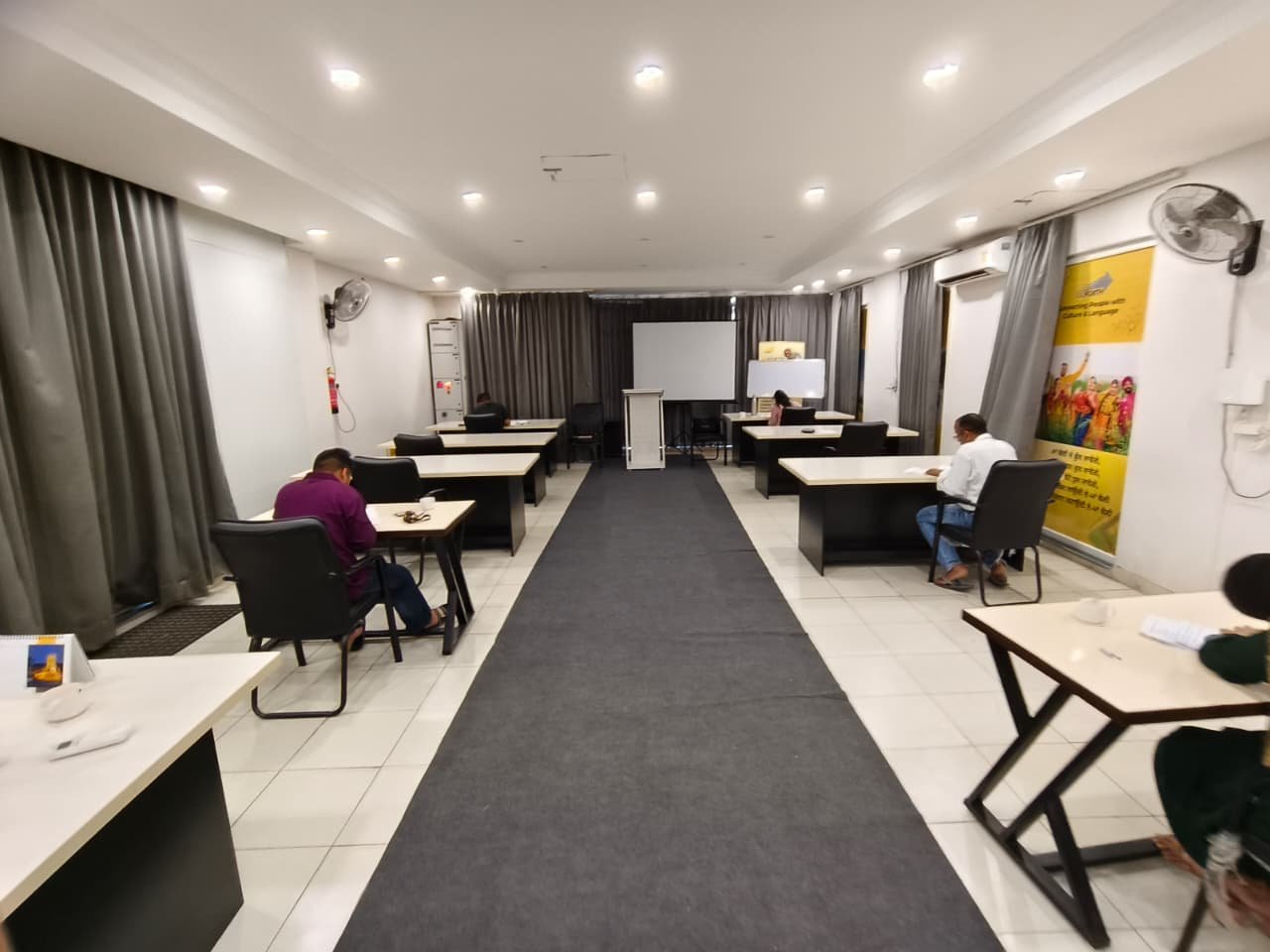 Conference Hall — seating arrangement